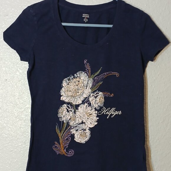 Tommy Hilfiger Beaded T-Shirt - Picture 4 of 4